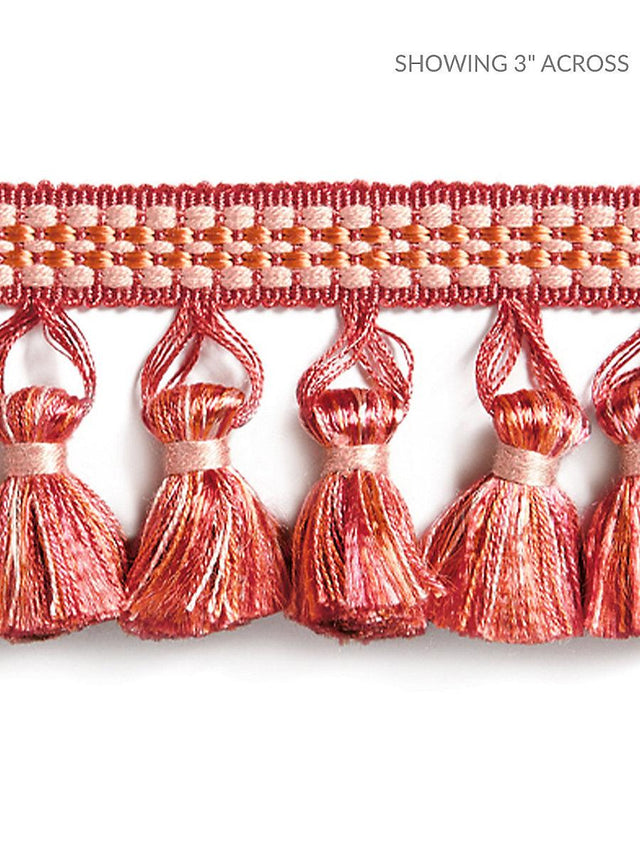Scalamandre Plaza Tassel Fringe Azalea Trim