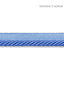 Scalamandre Boulevard Cord Delphinium Trim