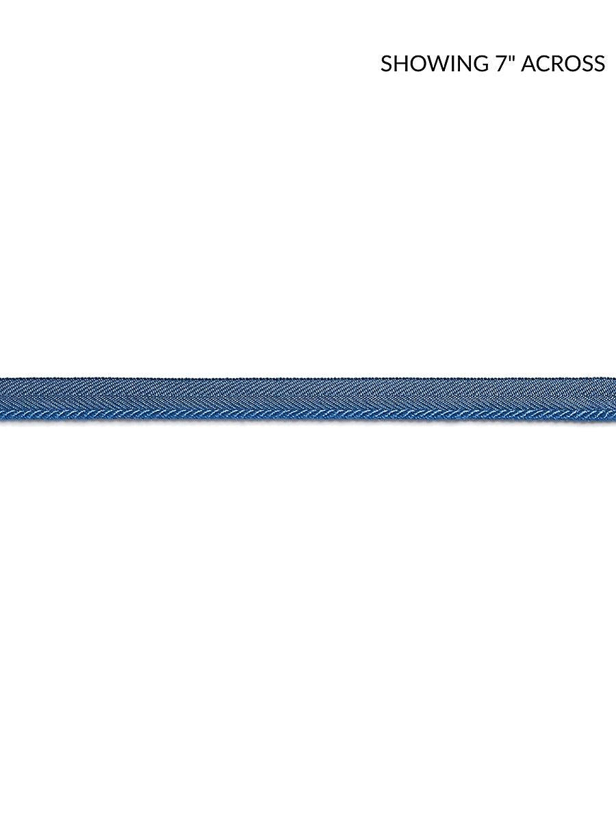 Scalamandre Avenue Cord Federal Blue Trim