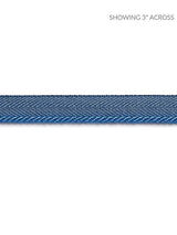 Scalamandre Avenue Cord Federal Blue Trim