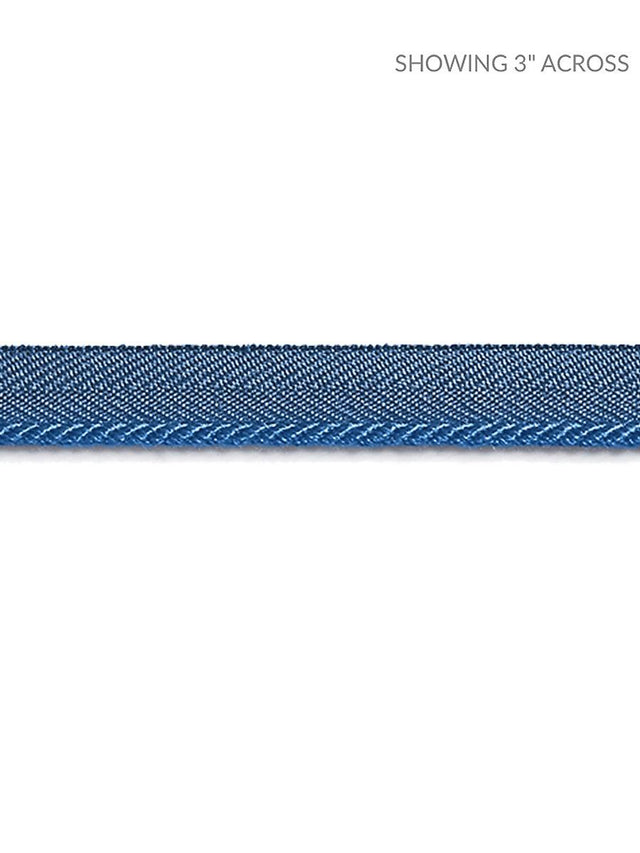 Scalamandre Avenue Cord Federal Blue Trim