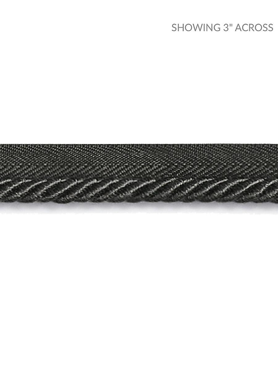 Scalamandre Boulevard Cord Coal Trim