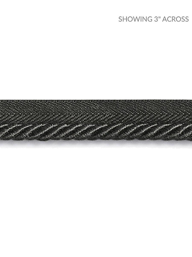 Scalamandre Boulevard Cord Coal Trim