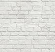 Seabrook Vintage White Brick Off-White Wallpaper