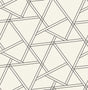 Seabrook Railroad Geometric Pearl Shimmer & Ebony Wallpaper