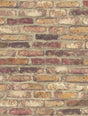 Seabrook Faux Rustic Red Brick Rustic Red Wallpaper