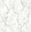 Seabrook Faux Marble Gray & Metallic Silver Wallpaper