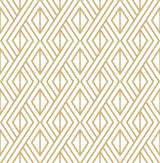 Seabrook Gold Diamond Geometric Metallic Gold Wallpaper