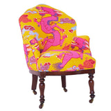 Schumacher Magical Ming Dragon Yellow Fabric