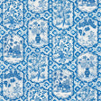 Schumacher Ting Ting Blue Fabric
