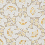 Schumacher Jackie Appliqu Embroidery Natural Fabric