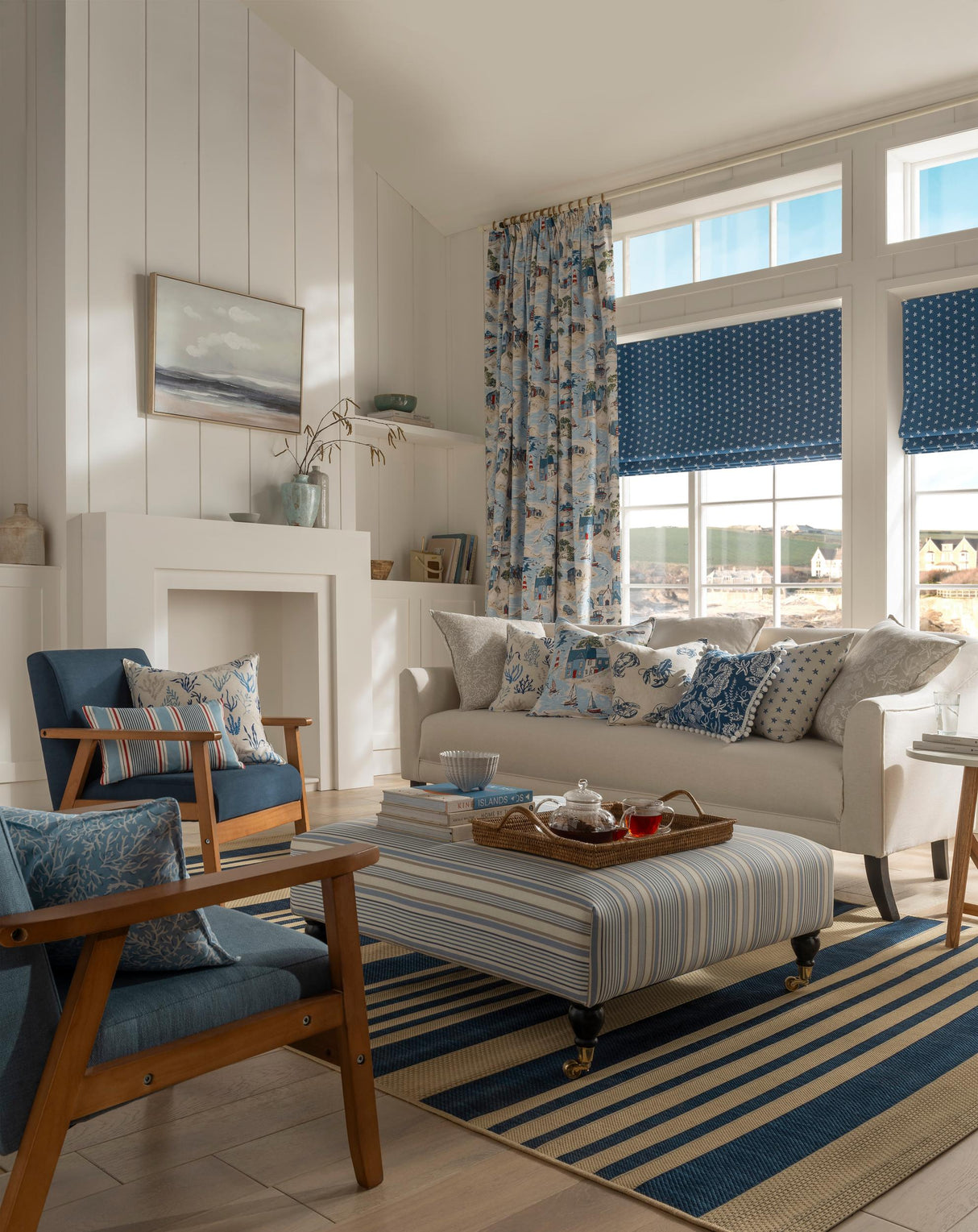 Clarke & Clarke BELLE CHAMBRAY Fabric