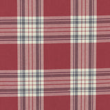 Clarke & Clarke GLENMORE RED Fabric