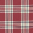 Clarke & Clarke GLENMORE RED Fabric