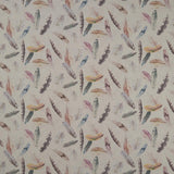 Clarke & Clarke FEATHER NICA CREAM Fabric