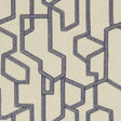 Clarke & Clarke LABYRINTH MIDNIGHT Drapery Fabric