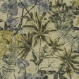 Clarke & Clarke MADAGASCAR MINERAL/CITRON Fabric