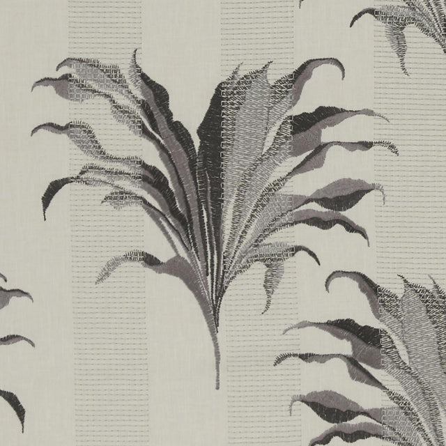 Clarke & Clarke PALMA CHARCOAL Drapery Fabric