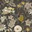 Clarke & Clarke PASSIFLORA CHARCOAL Fabric