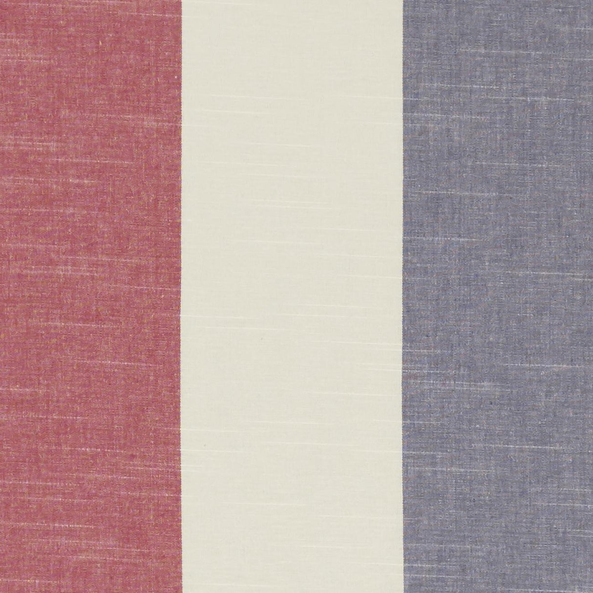 Clarke & Clarke BUCKTON DENIM/RED Fabric