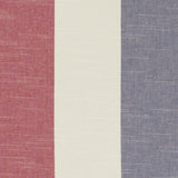 Clarke & Clarke BUCKTON DENIM/RED Fabric