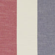 Clarke & Clarke BUCKTON DENIM/RED Fabric