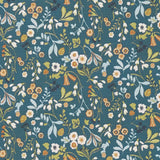 Clarke & Clarke ASHBEE DENIM/SPICE Fabric