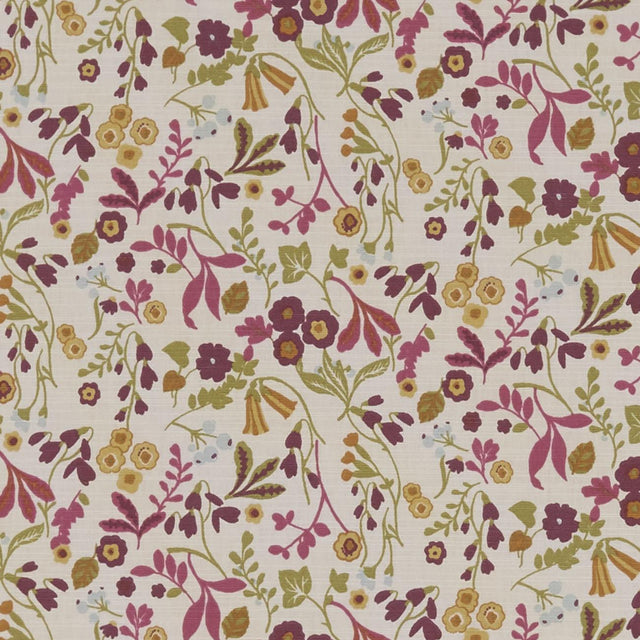 Clarke & Clarke ASHBEE PLUM Fabric