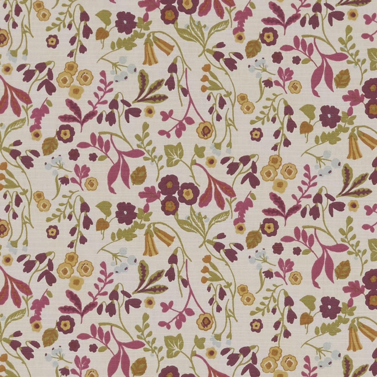 Clarke & Clarke ASHBEE PLUM Fabric
