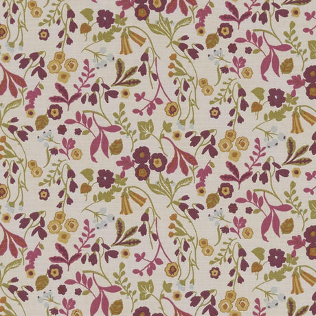 Clarke & Clarke ASHBEE PLUM Fabric