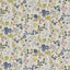 Clarke & Clarke ASHBEE TEAL/BLUSH Fabric