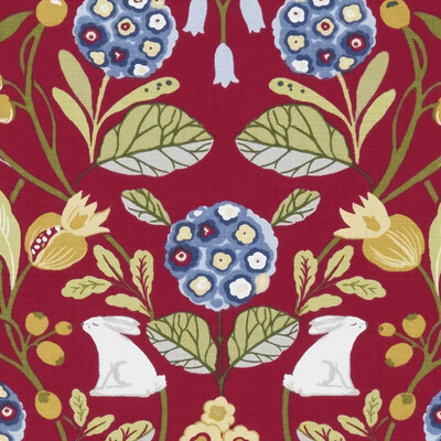 Clarke & Clarke FORESTER ROUGE Fabric