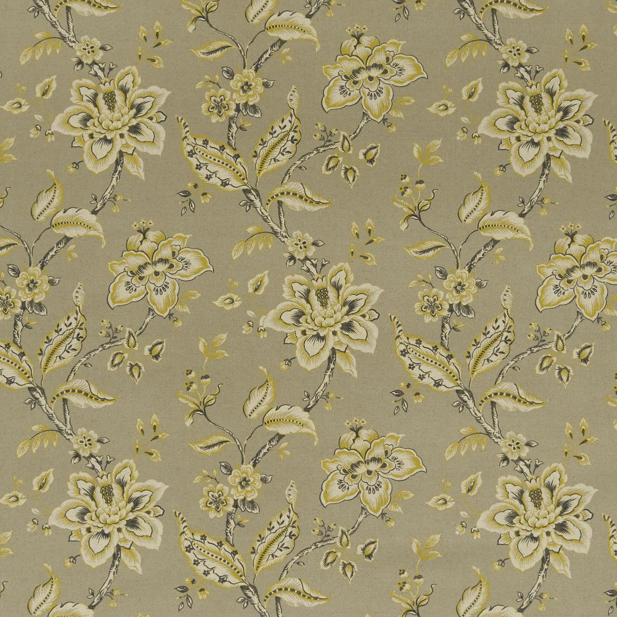 Clarke & Clarke PALAMPORE TAUPE Fabric