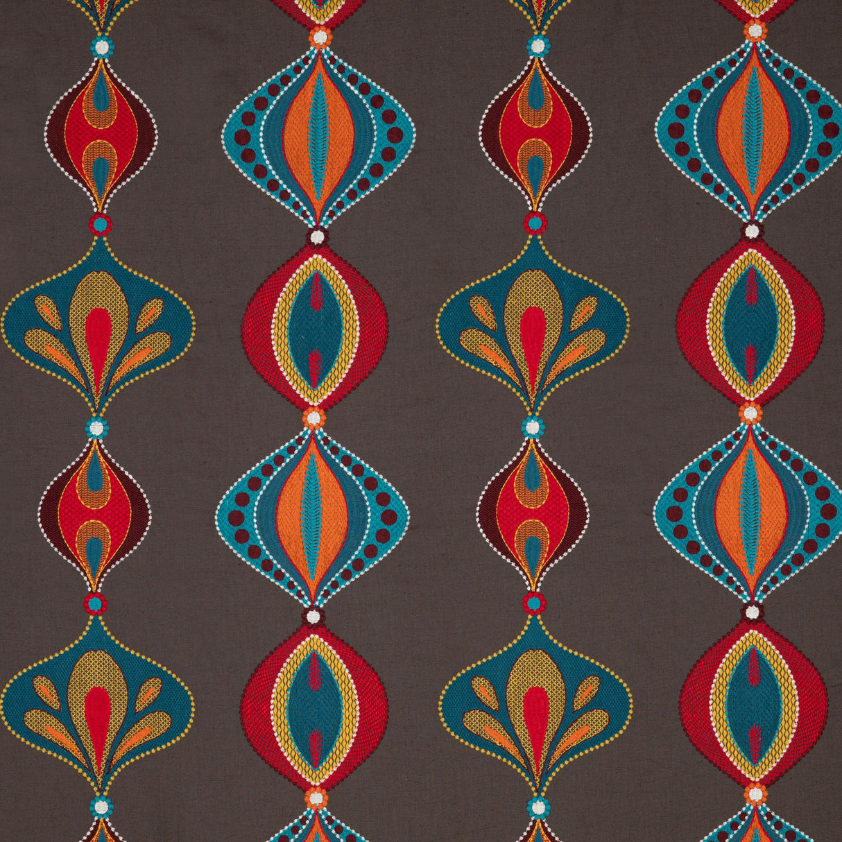Baker Lifestyle VIVA TEAL/SPICE Fabric