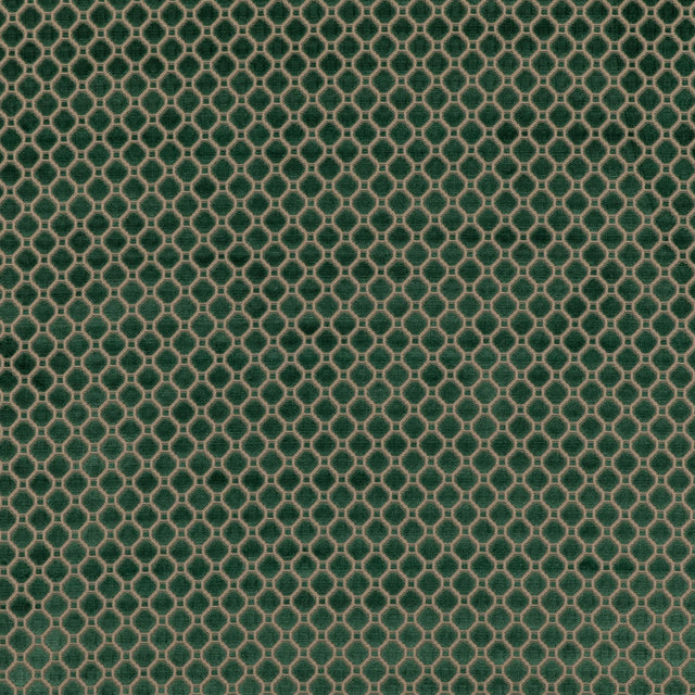 G P & J Baker INDUS VELVET EMERALD Upholstery Fabric