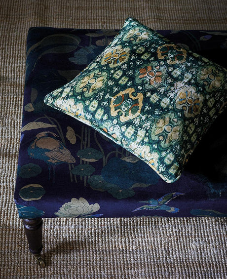 G P & J Baker NYMPHEUS VELVET CHARCOAL Fabric