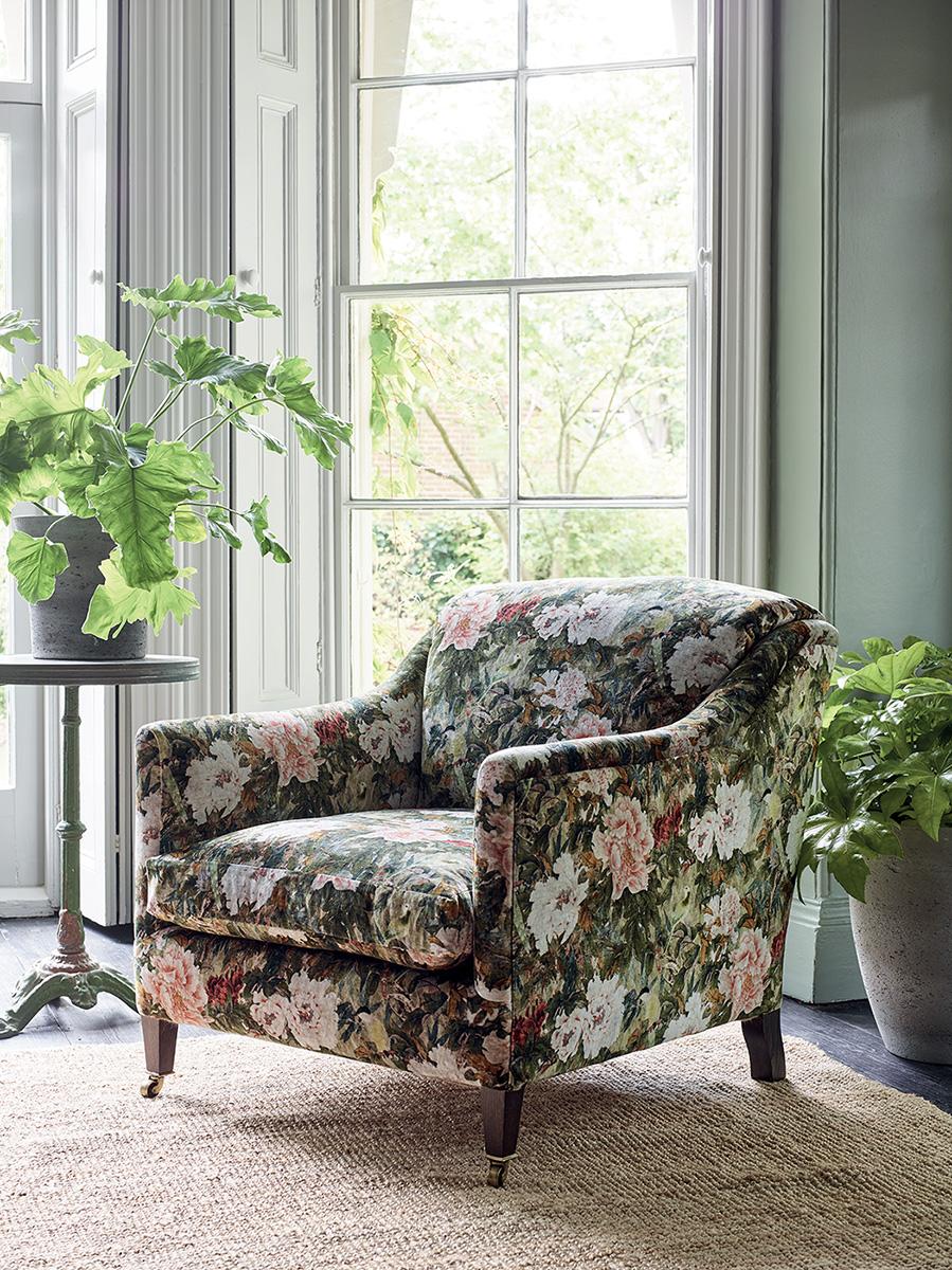 G P & J Baker ORIENTAL GARDEN JEWEL Fabric