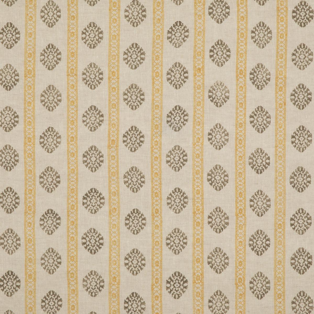 G P & J Baker ALMA OCHRE/MOLE Drapery Fabric