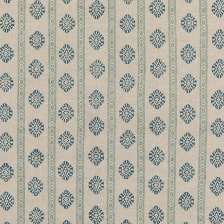 G P & J Baker ALMA AQUA Drapery Fabric