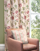 G P & J Baker ALMA RED/GREEN Drapery Fabric