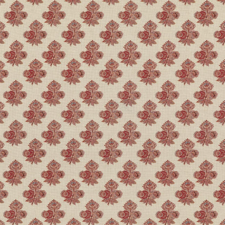 G P & J Baker POPPY PAISLEY RED Fabric