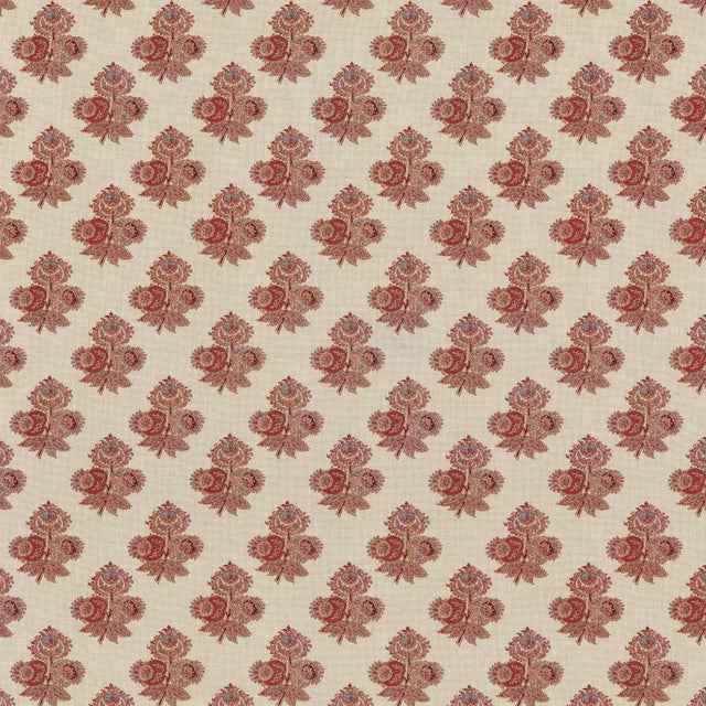 G P & J Baker POPPY PAISLEY RED Fabric