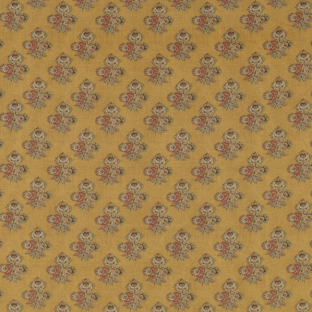 G P & J Baker POPPY PAISLEY OCHRE Fabric