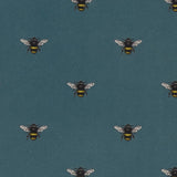 Clarke & Clarke ABEJA TEAL Fabric