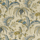 Clarke & Clarke OPHELIA TEAL/SPICE Fabric