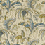 Clarke & Clarke OPHELIA TEAL/SPICE Fabric