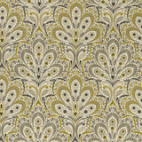 Clarke & Clarke PERSIA CHARCOAL/OCHRE Fabric