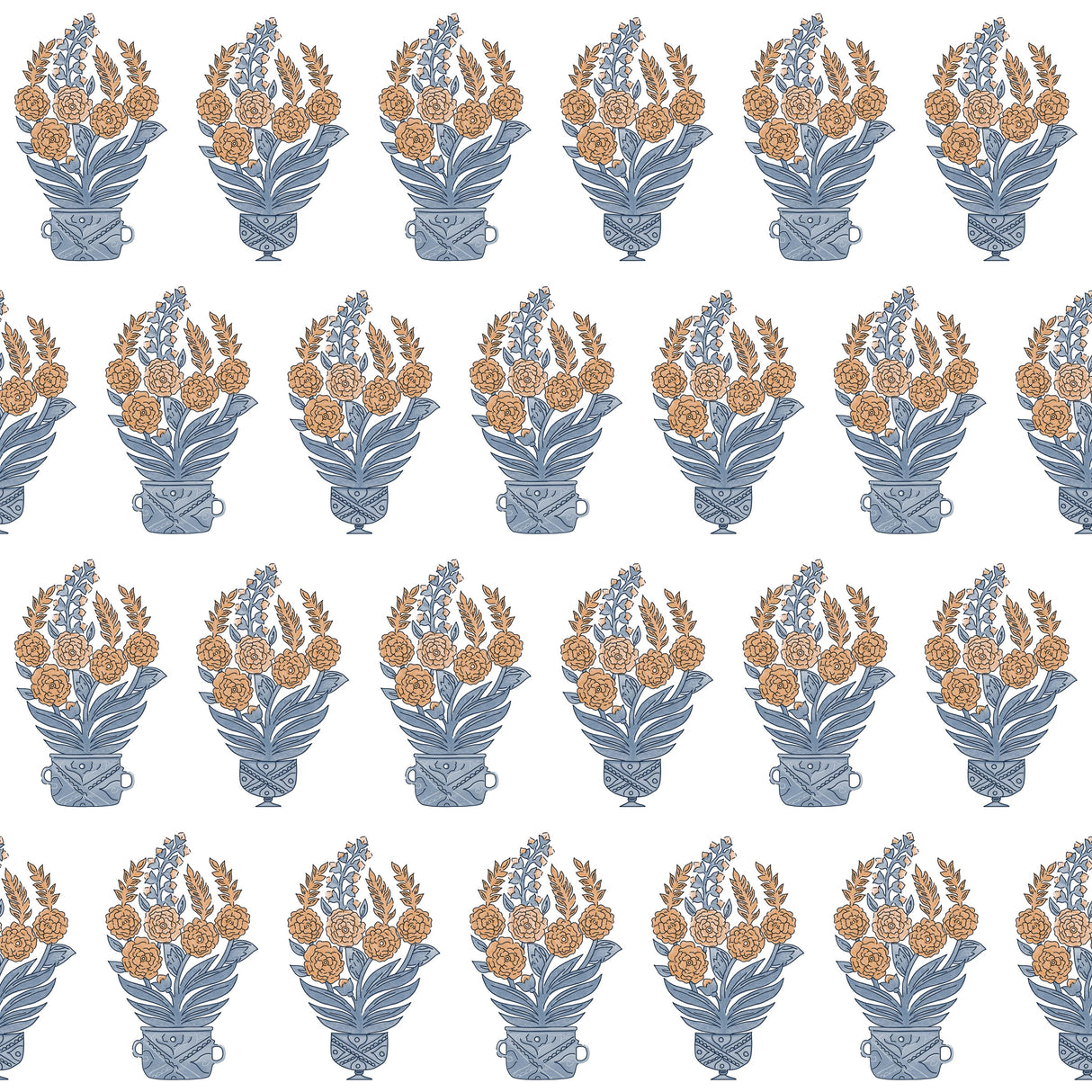 Gaston Y Daniela CELORIO WP AZUL/TEJA Wallpaper