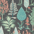 Schumacher Pandora Onyx & Jade Wallpaper