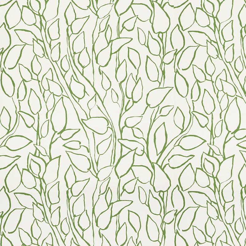 Schumacher Solandra Vine Leaf Wallpaper